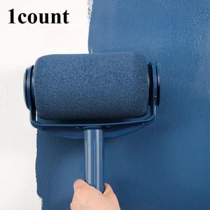 Wall Paint Brush, Self-priming Large Barrel Brush, Latex Paint Wall Brush, Professional Paint Supplies & Tools for Home Improvement