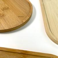 Gambar IMPODIO Tatakan Bambu Natural – Tray Kayu Oval & Bundar / Alas Gelas & Pajangan Minimalis - ROUND dari Impodio Kota Tangerang Selatan 4 Tokopedia