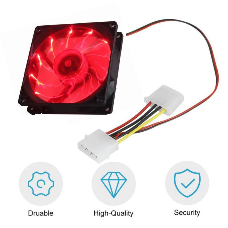 LED Fan PC Case 8cm CPU Cooling 4Pin Molex High Performanc TikTok led-fan-pc-case-8cm-cpu-cooling-4pin-molex-high-performanc-tiktok