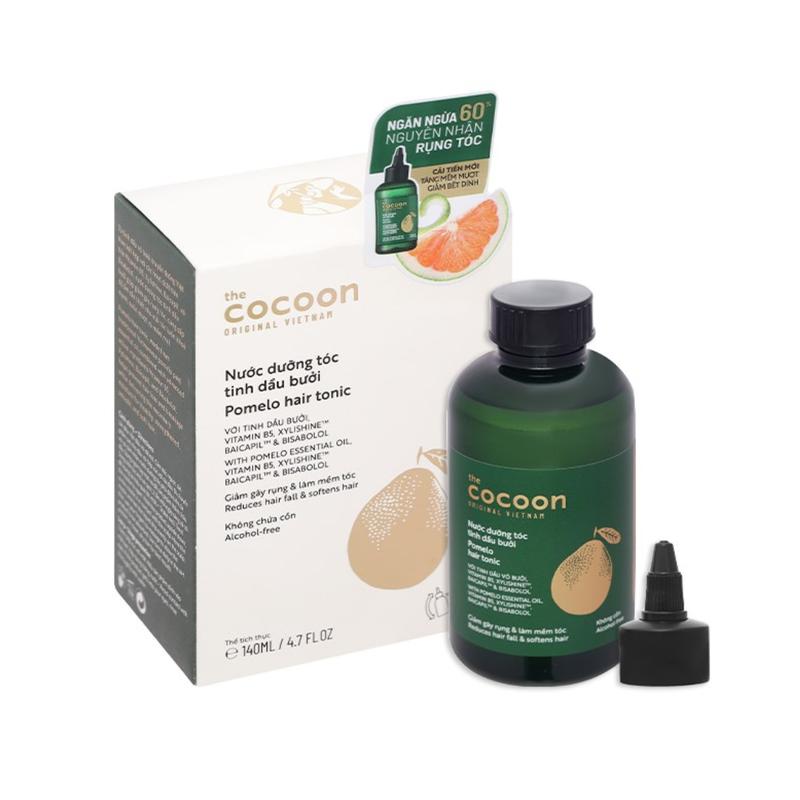 Cải tiến mới - Nước dưỡng tóc tinh dầu bưởi xịt Cocoon ngăn ngừa gãy rụng và hỗ trợ mọc tóc 140ml lotion xit buoi Chăm Sóc Tóc Nữ