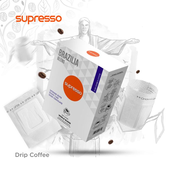Gambar Supresso Brazilia Blend Drip Coffee dari INDRACO Store Kab. Gresik Tokopedia