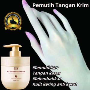 krim tangan Pemutih Cream Tangan keriput dan kasar Aroma bunga Melati 100 Asli 300ml Vitamin E hand krim pelembut tangan kering dan keriput cream tangan dan kaki keriput dan kasar