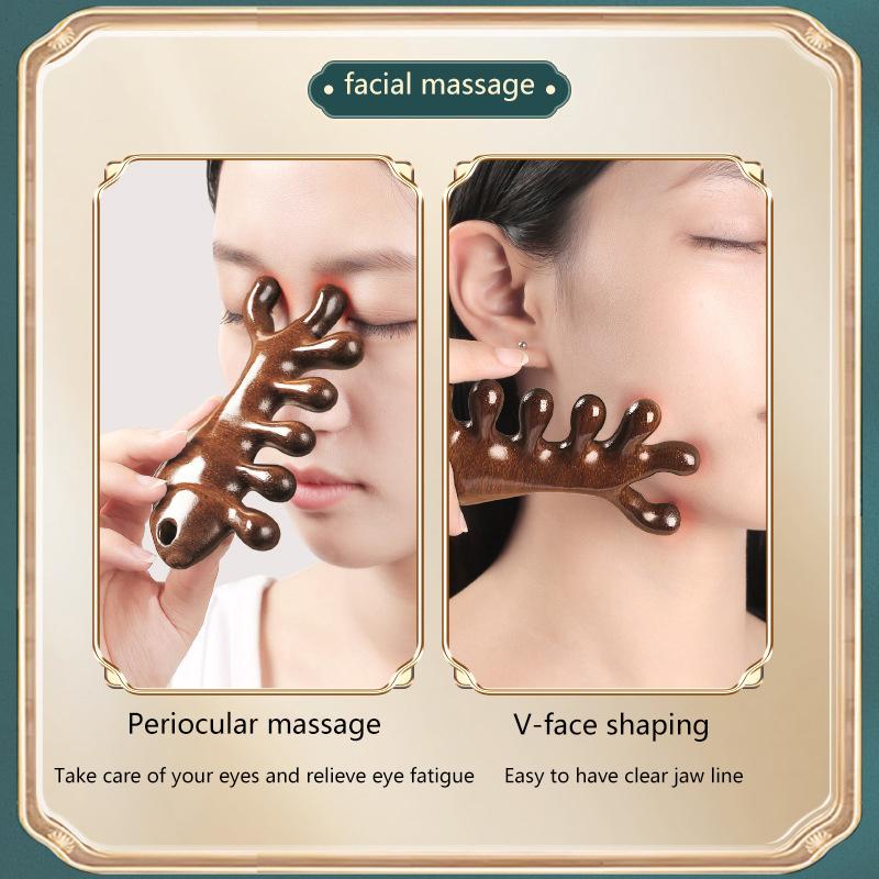 Product Introduction of Lược Mát Xa Bằng Gỗ Đàn Hương, Hình Cá Vàng, Chống Tĩnh Điện, Lược Răng Rộng Dày, Chà Đầu, Mặt, Mũi, Mắt Và Cổ, Thích Hợp Để Chà Bụng, [UEE] Massage Máy Massage 19