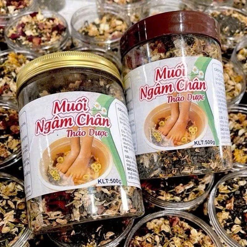Muối ngâm chân thảo dượċ Chống lạnh chân, tê chân, khử mùi hôi chân 6