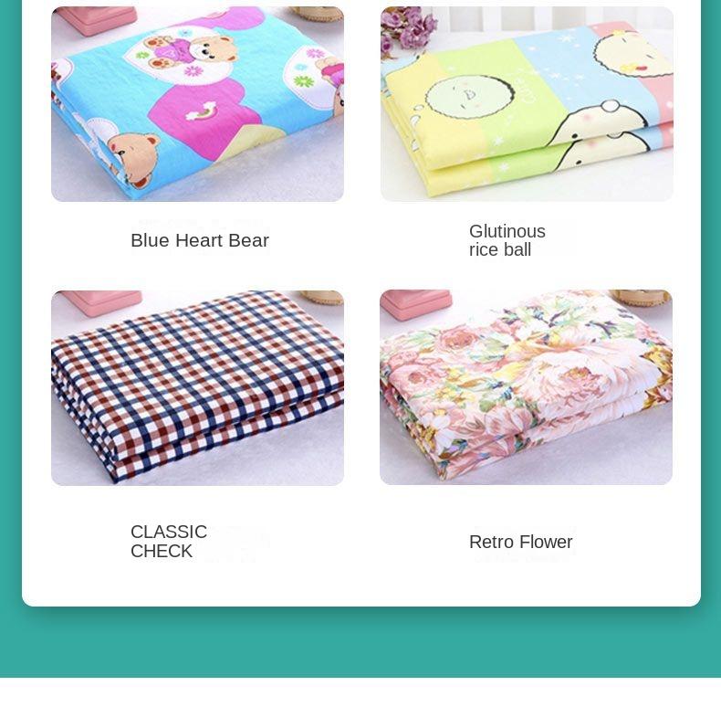 Product Introduction of Tấm Lót Nước Tiểu Cotton Nguyên Chất, Cho Em Bé, Cỡ Lớn, Thoáng Khí, Không Thấm Nước, Có Thể Giặt Được, Thích Hợp Cho Người Lớn, Người Già, Dì, Tấm Lót Cho Con Bú, Cho Trẻ Sơ Sinh Và Kinh Nguyệt 8