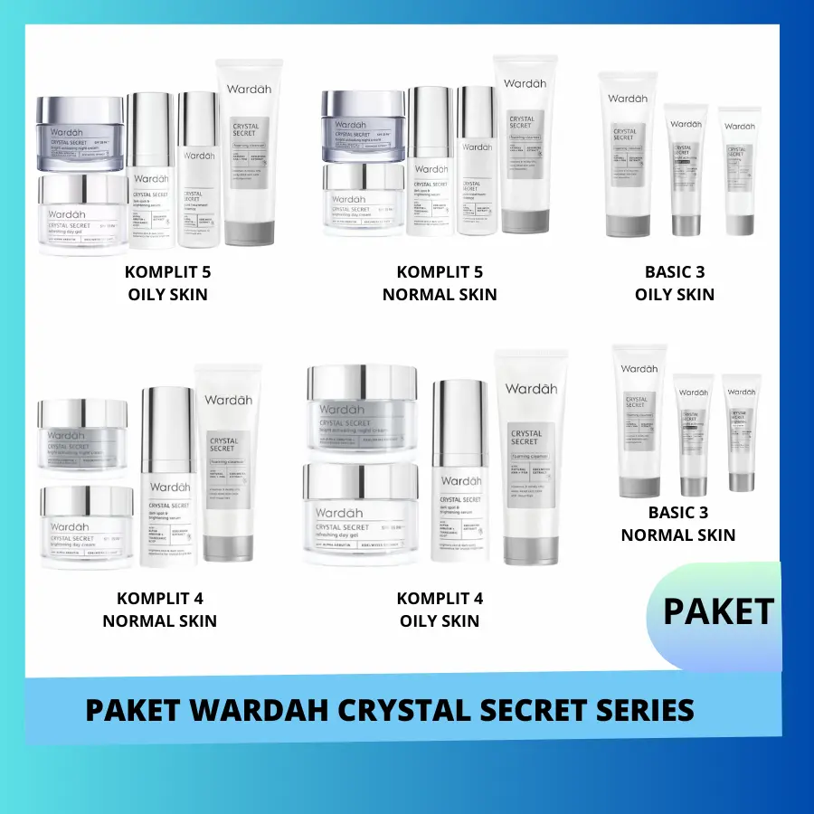 [PAKET] - WARDAH CRYSTAL SECRET BASIC & KOMPLIT BY WARDAH SKINCARE