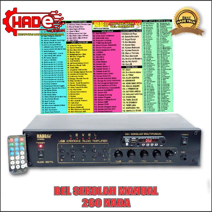 Gambar Bel Sekolah Manual 260Nada 150w Belnya saja dari Cv.Hadetech Berkah Kab. Garut Tokopedia