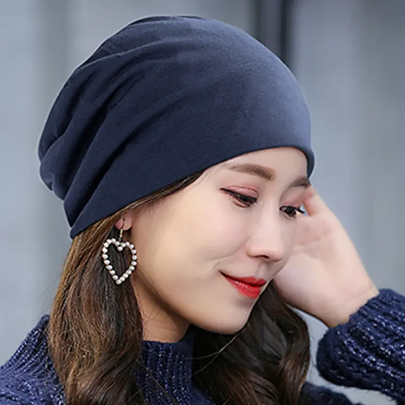 Solid Color Unisex Men Women Slouchy Beanie Hip-Hop Hat Baggy Beanie Hat Lightweight Soft Skullcaps Outdoor Sport Dwarf Hat