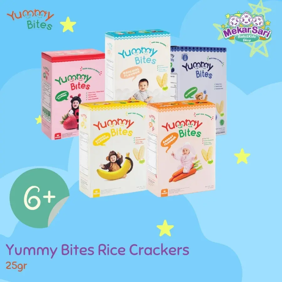 YUMMY BITES RICE CRACKERS 25 GR