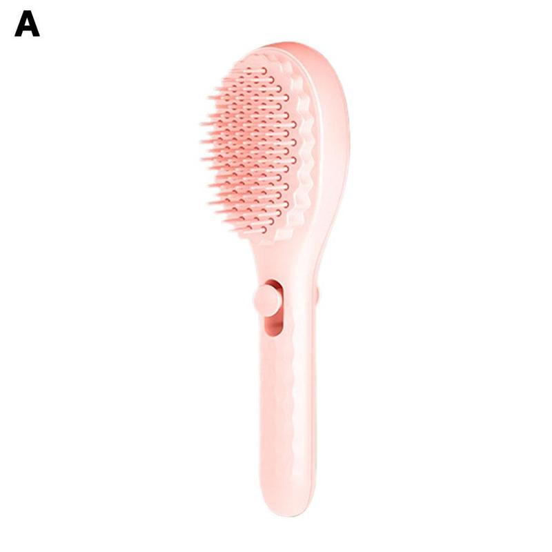 Product Introduction of Self Cleaning Hair Comb Smoothing Magic Retractable Hair Massage Comb Anti-static Brush E8M7 31