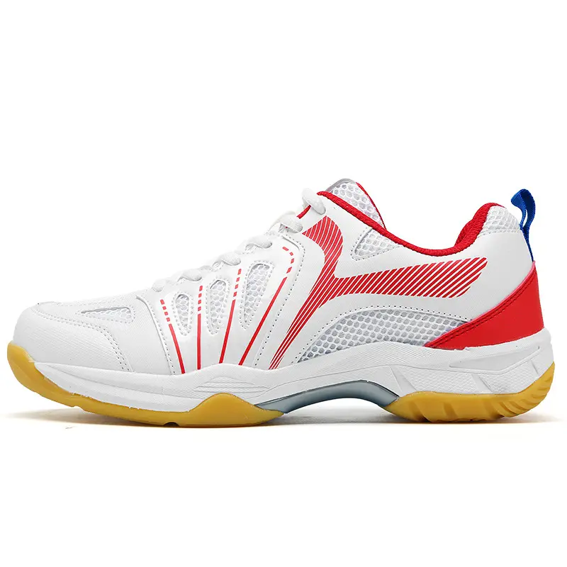 New Unisex Badminton Shoes Shockproof Breathable Wear-Resistant and Lightweight Tennis Sneaker Table Tennis Ball Shoes