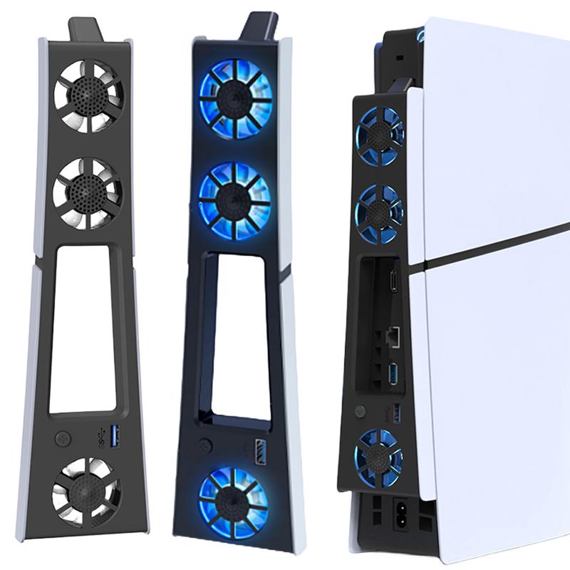 Quạt làm mát cho bảng điều khiển PS5 Slim, với cổng USB 3.0, hệ thống làm mát hiệu quả 1