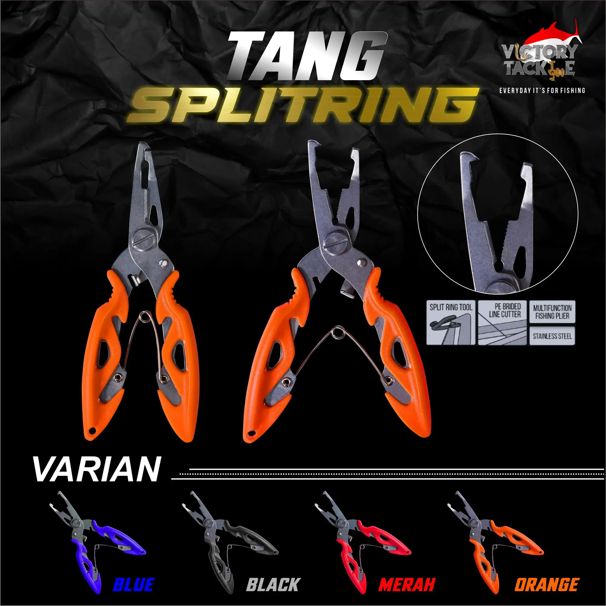 PERALATAN MANCING Tang Pancing - Tang Split ring murah | Tang Split ...