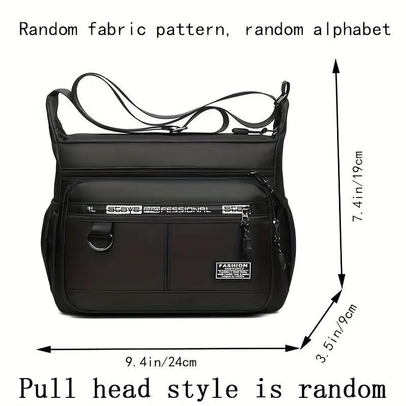 Product Introduction of Large Capacity Multi-layer Chest Bag, Casual Shoulder Bag for Travel & Outdoor Activities, Fashionable Sling Bag for Men 1
