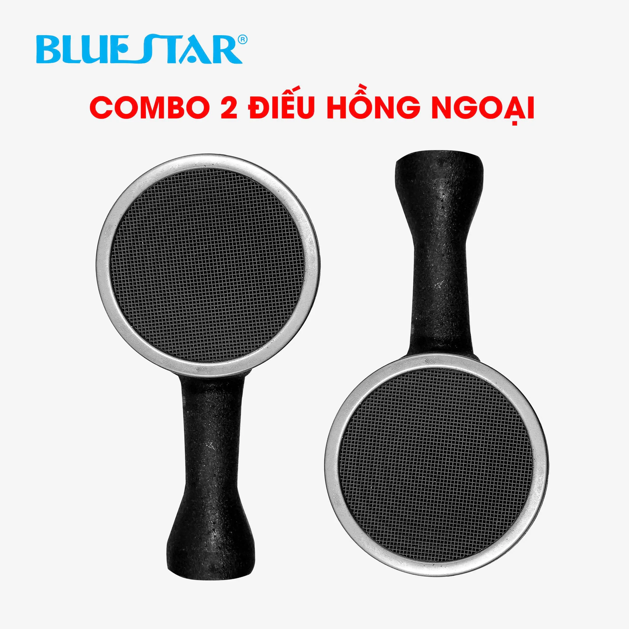 CẶP ĐẦU ĐỐT HỒNG NGOẠI THAY THẾ CHO BẾP GAS ĐÔI NG-5890C. HỢP KIM GANG ĐÚC NGUYÊN KHỐI DÀY DẶN CHẮC CHẮN