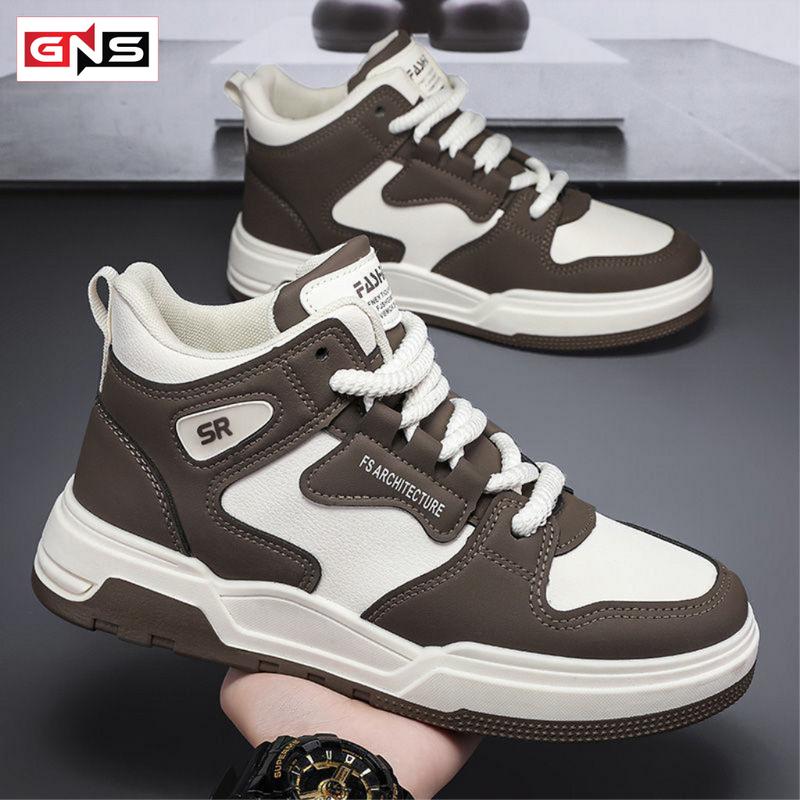 Giày Nam Cao Cổ GNS 234, Giày Nam Cổ Cao Kiểu Dáng Thời Trang Mẫu Hot Dễ Phối Đồ