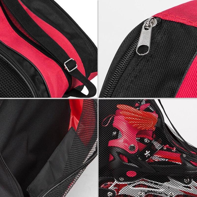 Product Introduction of Sporting Goods Three-layer Oxford Cloth Large Capacity Carry Bag Roller Skating Bag Skating 16