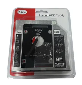 HDD Caddy 12.7mm 9.5mm SATA to SATA DVD Slot To Harddisk Slot SSD