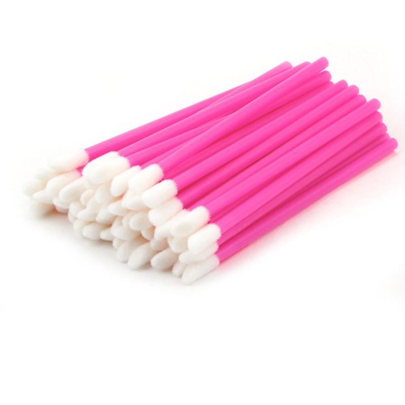 Product Introduction of 50pcs Diposable Lip Brush Makeup Mascara Wands Lipstick Micro Brushes Applicators Cleaner 7