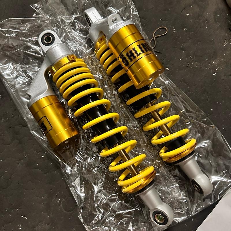 Phuộc ohlins Bình dầu Vàng Ty bự Vàng gắn wave dream axelo ellegant cub 330mm blade