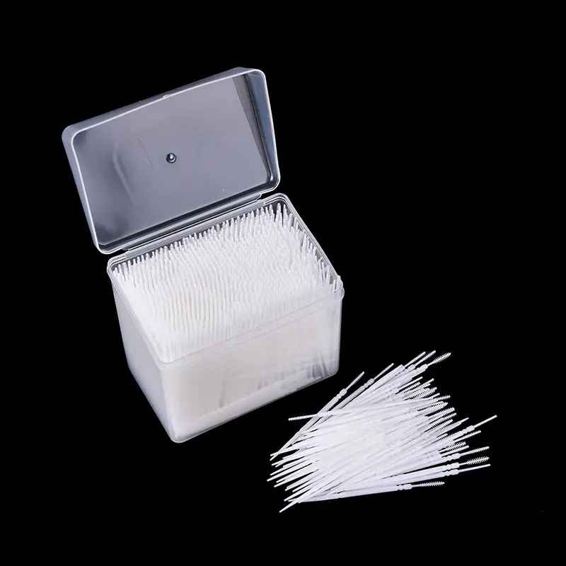 Lựa Nha Khoa Bằng Nhựa, 1100 Chiếc, Vệ Sinh Răng Miệng, Bàn Chải Interdental 2 Chiều, Nhựa, Dụng Cụ Nhặt Răng