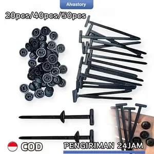COD 20pcs/40pcs/50pcs Tali Pengikat Multifungsi kabel tie Body Kendaraan Mobil Motor Baut Rivet Plastik kabel ties Clip