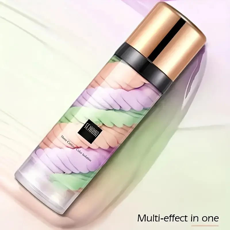 1pc, Ri-Color Contour Isolation Color Corrector, Makeup Primer Skin Tone Correcting And Brightening Primer
