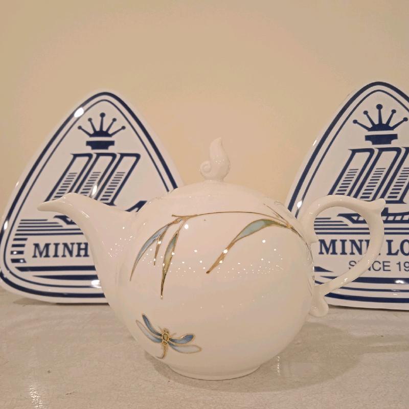 Bình trà Thanh Trúc - gốm sứ Minh Long