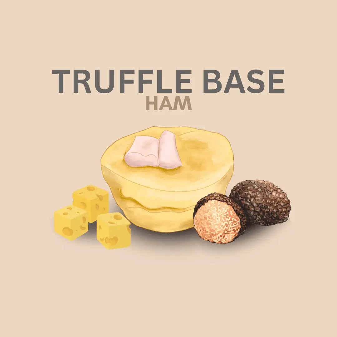 Truffle Base - Ham (24 pcs per pack) Snack