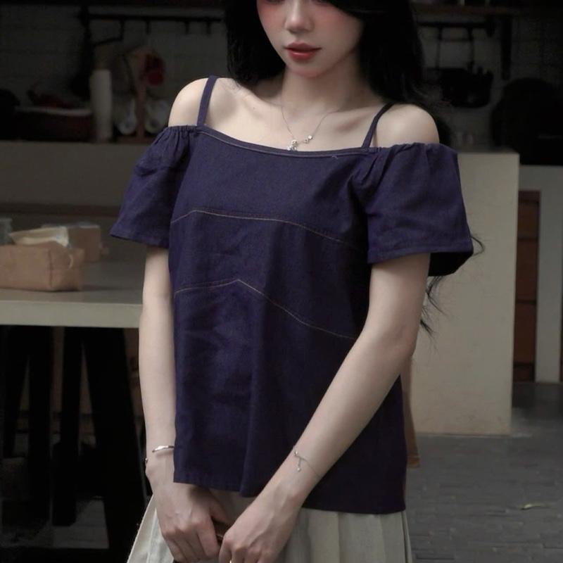 GIẶT RIÊNG 3-5 LẦN ĐẦU Áo trễ vai dây tăng đơ KOTA