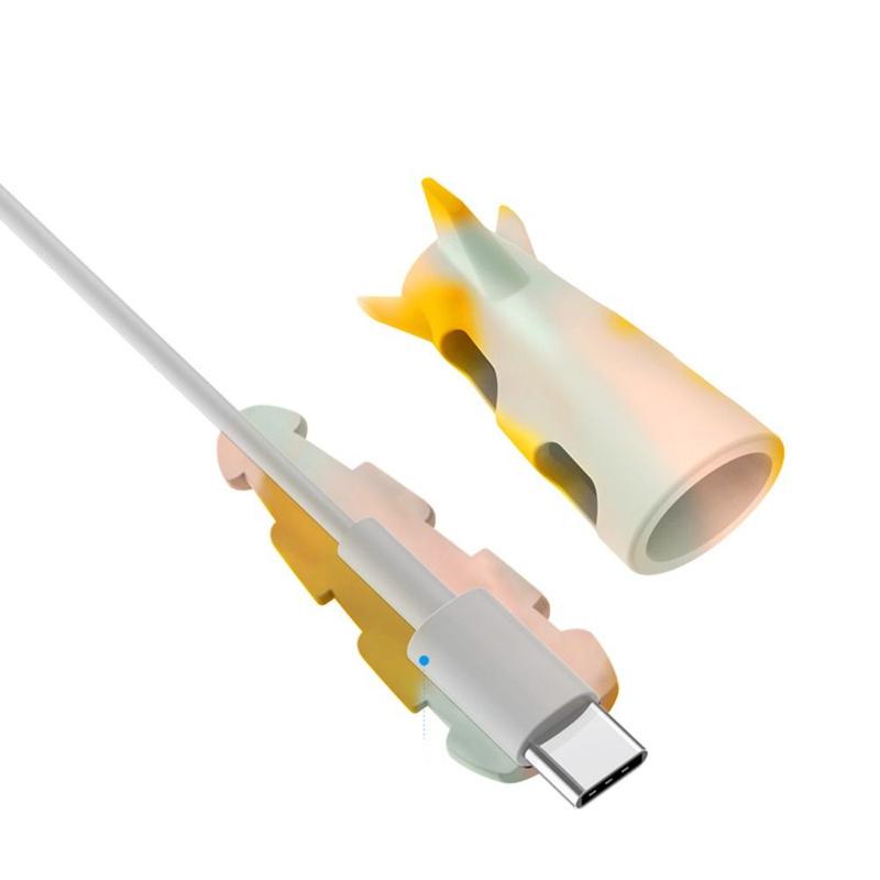 Product Introduction of New Cable Protector Color Cable Winder Soft Silicone Cover Type C Charger Cable Protector Data Line Practical Accessories 4