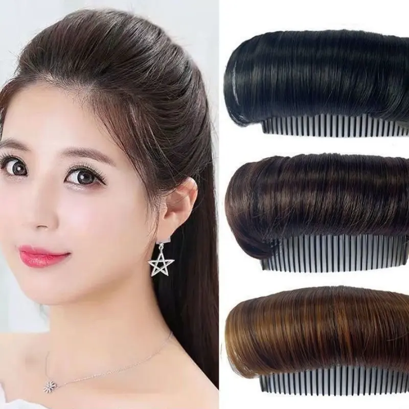 Miếng Đệm Tóc, Để Tóc Mái, Tạo Cảm Giác Bồng Bềnh Ở Phía Trên Đầu, Vô Hình, Thích Hợp Cho Chân Tóc, Lược Tóc Vòm Đầu, Kẹp Tóc Cao, Có Thể Được Sử Dụng Ở Phía Sau Của Đầu Women