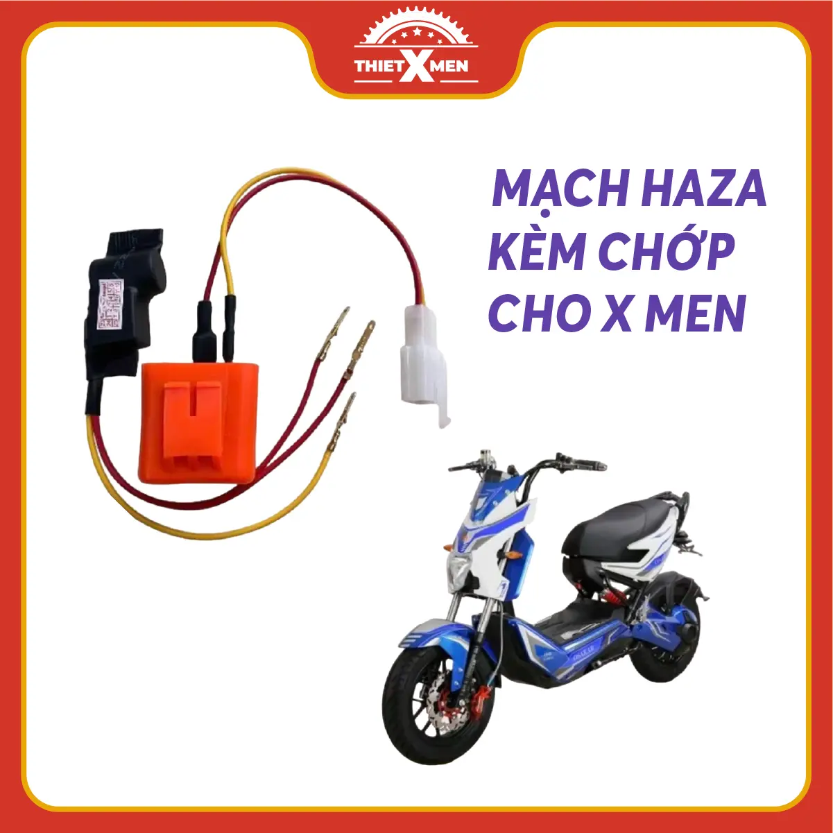Mạch Haza Nháy 4XiNhan+Chớp Dành Cho Xe XMEN,GOGO.