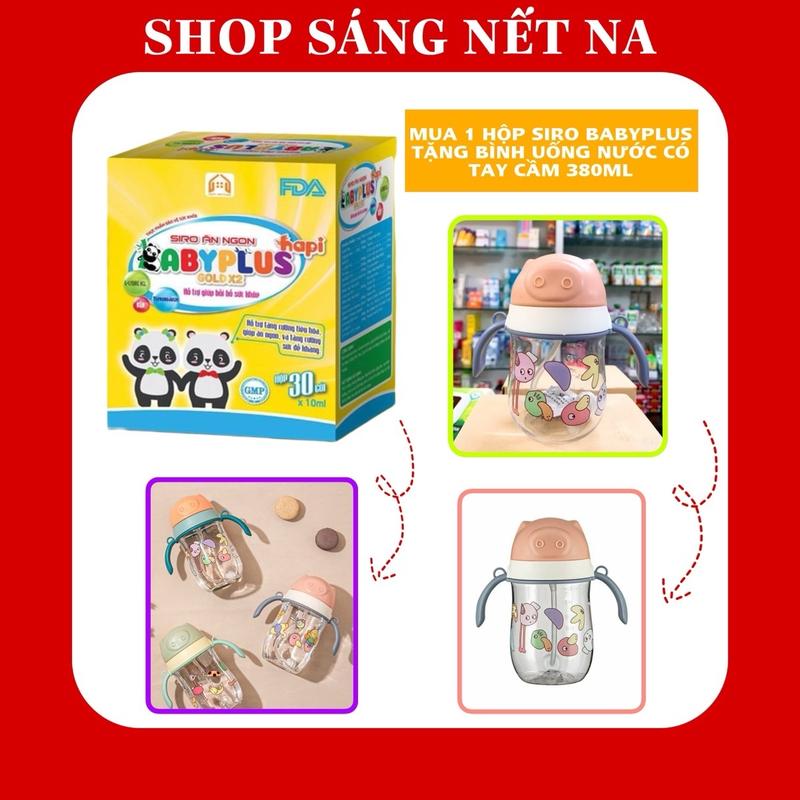 [1 hộp] Babyplus Gold X2 HAPI Em bé - Siro ăn ngon hỗ trợ tăng cường tiêu hóa, tăng cường sức đề kháng cho bé từ 6 tháng trở lên - Men Vi Sinh