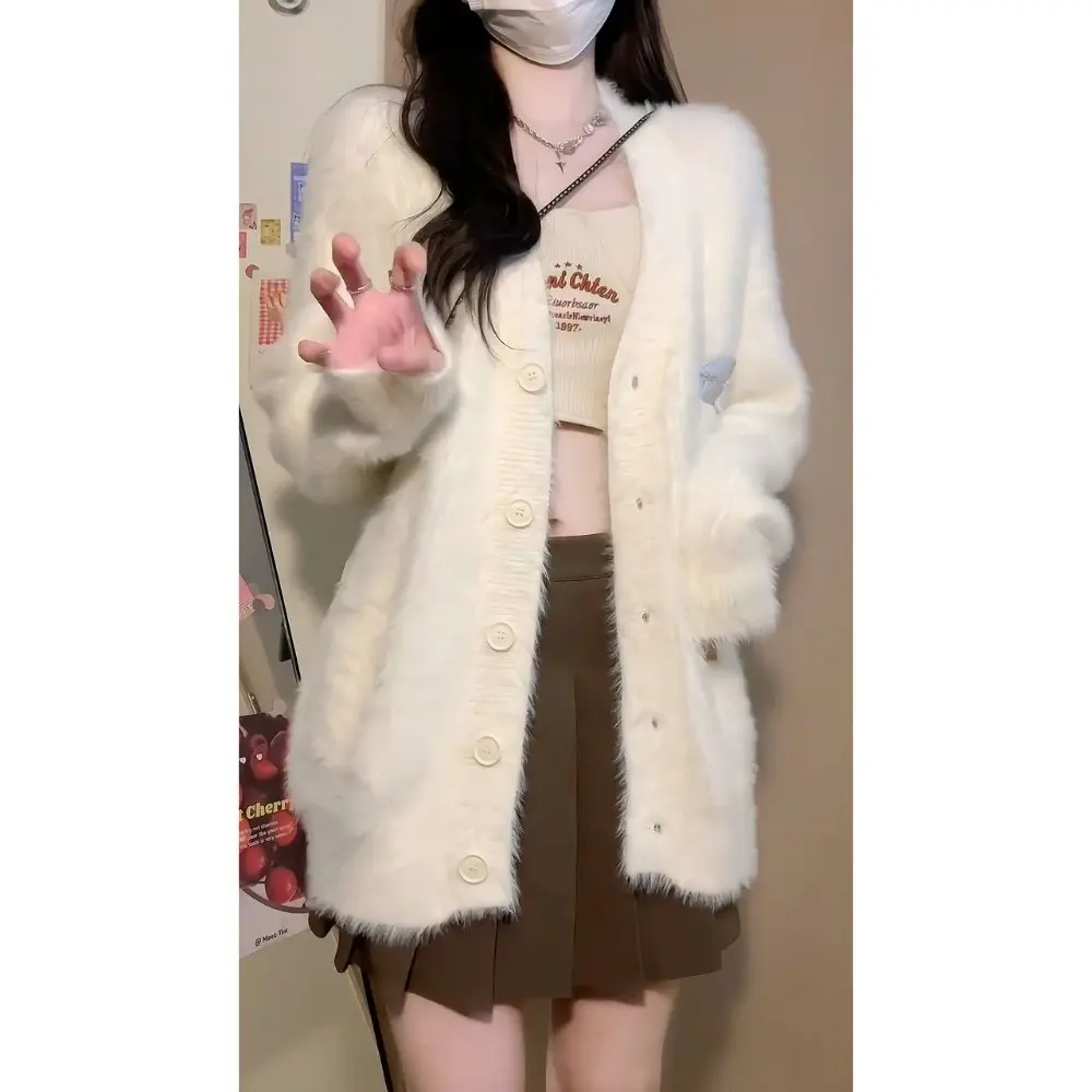 RICH-THEY Áo Len Áo Khoác Cardigan Áo Len Dệt Kim Dáng Rộng Thời Trang Mới Dành Cho Nữ Comfortable | BigBuy360 - bigbuy360.vn RICH-THEY Áo Len Áo Khoác Cardigan Áo Len Dệt Kim Dáng Rộng Thời Trang Mới Dành Cho Nữ Comfortable | BigBuy360 - bigbuy360.vn