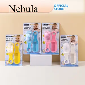 （Nebula Serba Fun）Sisir Rambut Bayi Halus 2 IN 1 H1041 Set Peralatan New Born Comb And Brush Mini