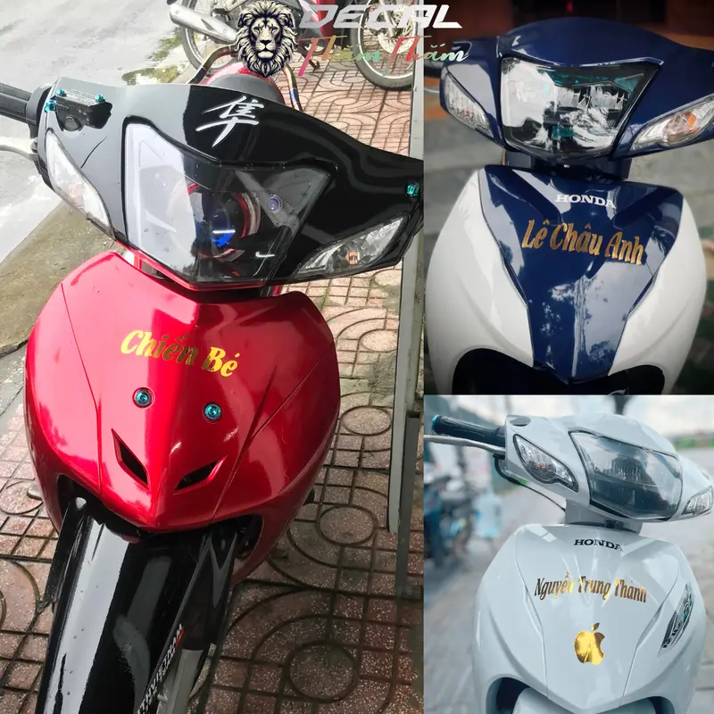 Tem Chữ Ký Dán Xe Theo Yêu Cầu Cao Cấp Nhiều Quà Tặng (Anh chị ghi tên muốn làm tem vào ghi chú hoặc ibb cho shop ạ) 0