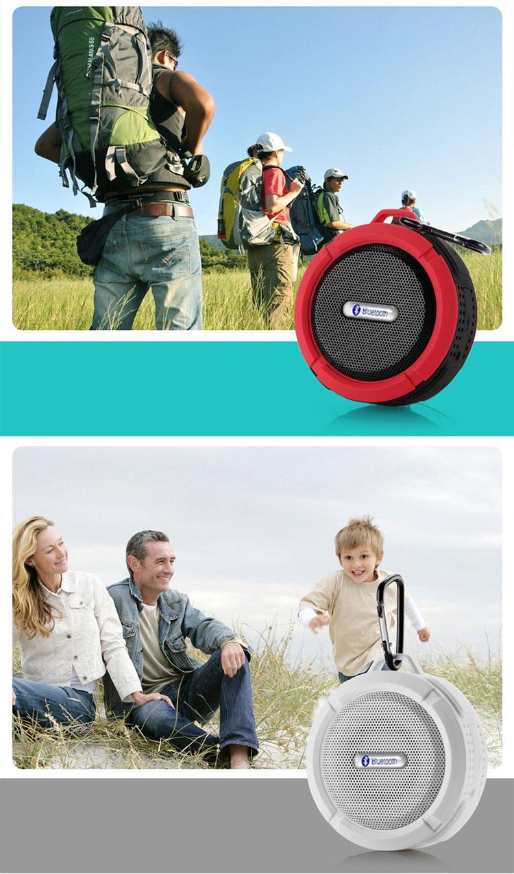 Product Introduction of 2025 Speaker Bluetooth Waterproof Big Sound Suction Cup Wireless TF card Shower Portable  Stereo Mini Audio Subwoofer HD Sound with iOS Android 16