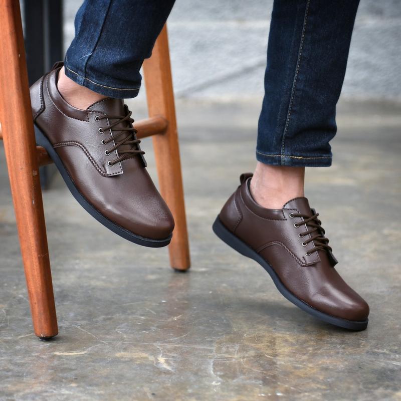 Product Introduction of PRS - Sepatu Formal Pria Casual Kantoran Nikahan Kulit Syntetis Original Sepatu Pantofel Pria Resmi Formal hitam Coklat Gaya Trendy Kasual Kantoran Kuliah Wisuda Pesta Nikah Kondangan Gereja Kerja Pns Guru Kekinian Terlaris Terbaru Murah Shoes Black Black 26
