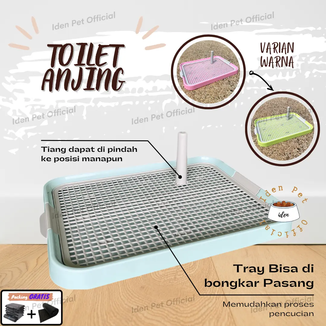 Tempat Kencing Pipis Toilet Anjing Dog Pet Tray Pup Pee Training Pad