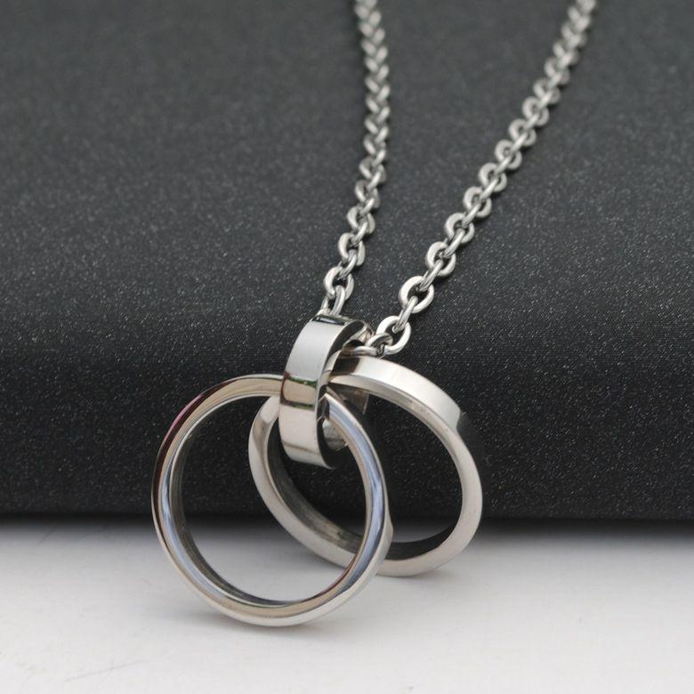 Product Introduction of Minority Fashion Ring Necklace Men's Ins Necklace Extended Sweater Chain Necklace Sweater Chain Long 12