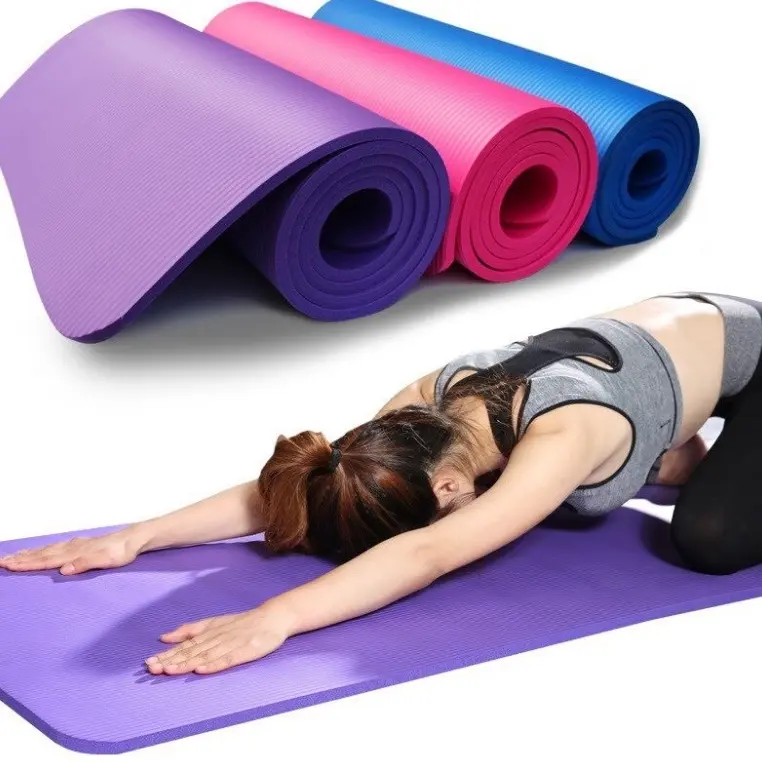 Gudang DTG Matras Yoga Premium Pvc Tebal 5Mm Import Alas Yoga Olahraga Free Tas