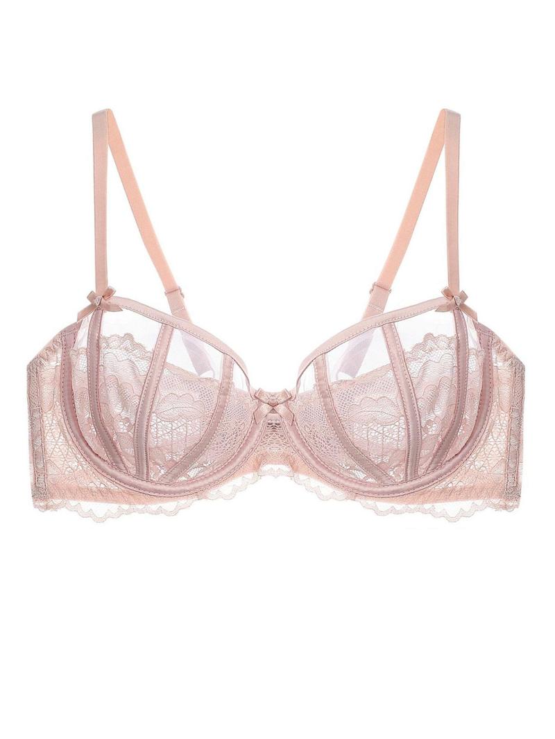 Product Introduction of Women's Bow Decor Floral Lace Bra, Elegant Adjustable Strap Push Up Bra Lingerie Top, Soft Comfortable Breathable Underwear for Women 12