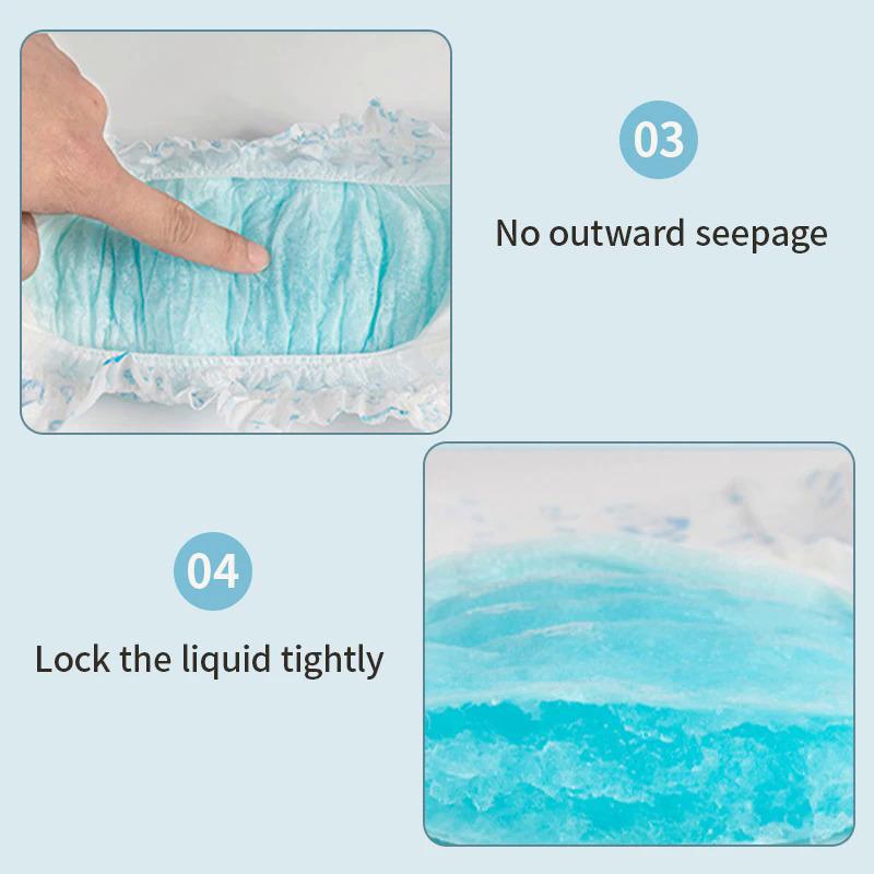Product Introduction of 10pcs Dog Diapers Males Females Disposable Nappies Pants Physiological Underwear Adjustable Leakproof Breathable Safety Pants 8