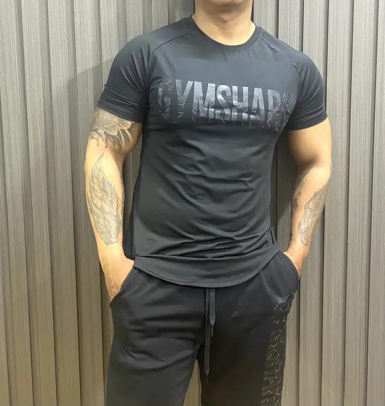 Áo thun nam gym vải mè lổ kim Top Sport 2