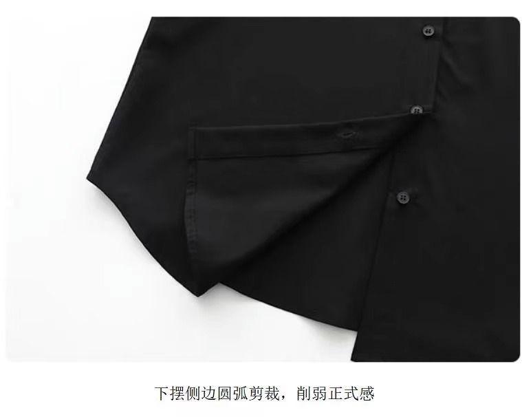 Product Introduction of Áo Sơ Mi Đen, Thiết Kế Phong Cách Yamamoto Yaosi, Phong Cách Unisex, Bộ Cá Tính, Bộ Đầy Đủ, Dành Cho Nam, Năm 2024 7