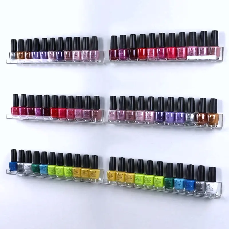 Rak Kutek Tempel Dinding Serbaguna Nail Art Organizer 2