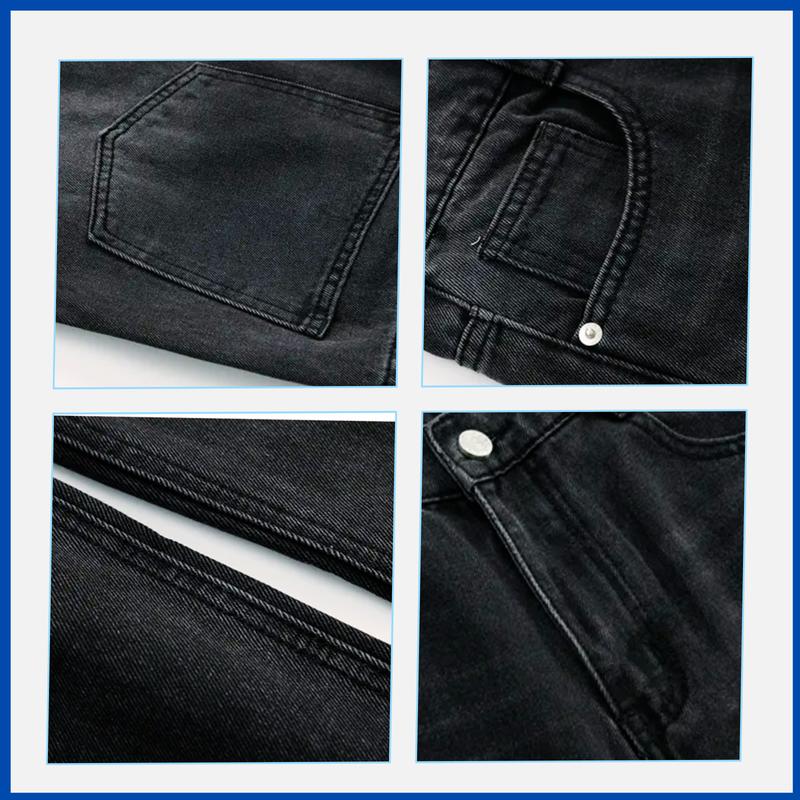 Quần jean ống suông CẠP THƯỜNG màu khói wash JEAN BOX 117 phù hợp mọi dáng người - hoàn cảnh Pants Menswear Nam 1
