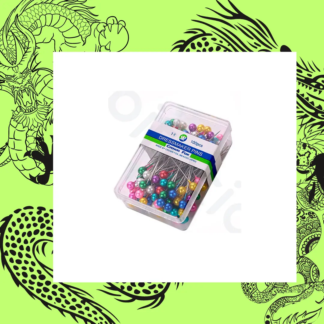 Jarum Pentul Hijab Jilbab PREMIUM 1.5 Inch Merk Crown Fox