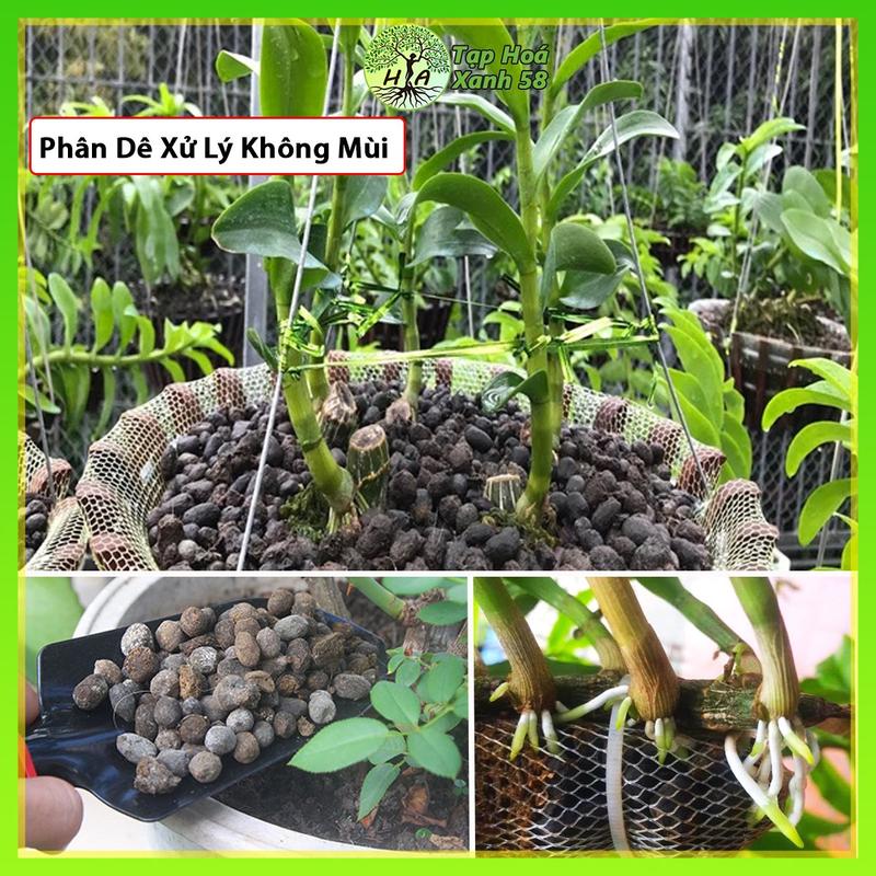Combo 5 túi phân dê hữu cơ đã qua xử lý, Phân bón hữu cơ làm tơi xốp đất dùng trồng cây 3